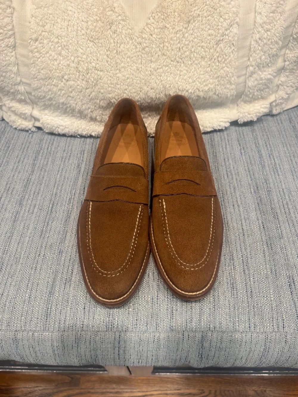 Alan Payne suede loafer
